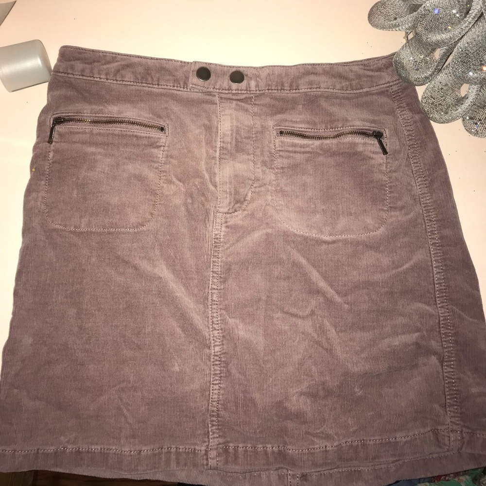 Purple corduroy skirt!!!